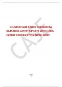 iHUMAN CASE STUDY ALEXANDRA KATSAROS LATEST UPDATE WITH 100% EXPERT CERTIFICATION NEW! NEW! 