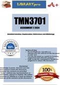 TMN3701 Assignment 2 2024 (781160)