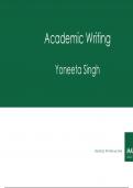 Academic Writing Slides for postgraduate students