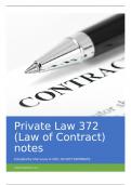 Private Law 372 - comprehensive exam notes