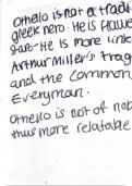 Aspects of Tragedy - Othello ACT 1 annotations
