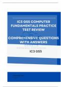 IC3 GS5 Computer Fundamentals Practice Test Review 