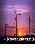 iGCSE Edexcel Geography Revision Notes: 4. Economic Activity & Energy