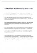 ATI Nutrition Practice Test B 2024 Exam:   A nurse is reviewing the laboratory data of four clients. The nurse should identify that which of the following clients is experiencing fluid overload? -     ans-A client who has a sodium level of 130 mEq/L