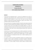 ECS2604 LABOUR ECONOMICS ASSIGNMENT 3 ANSWERS