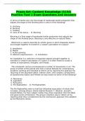 Praxis Art: Content Knowledge (5134) Practice Test 1 Exam Questions and Answers