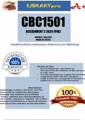 CBC1501 Assignment 3 (PORTFOLIO OF EVIDENCE) Semester 1 2024 - DUE 7 May 2024