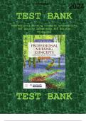 Test Bank for Professional Nursing Concepts Competencies for Quality Leadership 5th Edition by Anita Fi||Latest 2024||ANSWEERSHEET