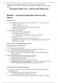 European Union Law - The Complete Summary for Global Law Students