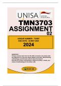 TMN3703 ASSIGNMENT02 DUE DATE 22MAY 2024