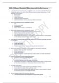 MCB 100 Exam 3 Material (472 Questions) with Verified Answers