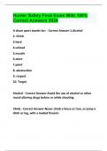 Hunter Safety Final Exam With 100% Correct Answers 2024