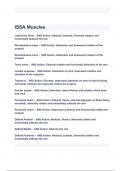 ISSA Muscles Exam Questions and Answers latest 2024( A+ GRADED 100% VERIFIED).