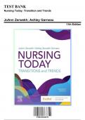 Comprehensive Test Bank for Nursing Today: Transition and Trends, 11th Edition by Zerwekh, 9780323810159, Encompassing Chapters 1 to 26 | Rationals Provided