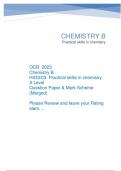 Complete Chemistry A & B  Revision Papers with complete solutions. Best for Exam Preparations and Guaranteed success. Latest update format