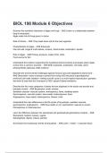 BIOL 198 Module 6 Objectives with complete solutions latest 2024( A+ GRADED 100% VERIFIED).