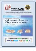 Test bank for beckmann and ling s obstetrics and gynecology 8th 