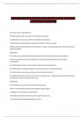 Chapter 18- Intraoperative Nursing Management Exam With Questions And Answers 