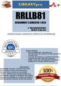 RRLLB81 Assignment 3 (COMPLETE ANSWERS) Semester 1 2024 - DUE 20 May 2024