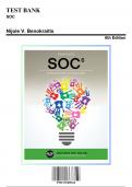 Test Bank: SOC 6th Edition by Nijole V. Benokraitis - Ch. 1-16, 9781337405218, with Rationales