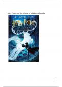 Harry Potter and the prisoner of Azkaban Book Report english