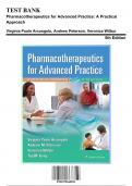 Test Bank for Pharmacotherapeutics for Advanced Practice: A Practical Approach, 5th Edition by Arcangelo, 9781975160593, Covering Chapters 1-56 | Includes Rationales