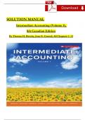 Solution Manual for Intermediate Accounting (Volume 1), 8th Canadian Edition By Thomas H. Beechy, Joan E. Conrod, All Chapters 1 - 11, Complete Newest Version
