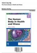 Test Bank for The Human Body in Health and Illness, 7th Edition by Barbara Herlihy, 9780323711265, Covering Chapters 1-27 | Includes Rationales