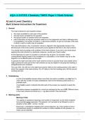 AQA A-LEVEL Chemistry 7405-1 Paper 1 Mark Scheme.