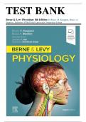 Test Bank and Berne and Levy Physiology, 8th Edition (Koeppen, 2024), Chapter 1-44 | All Chapters