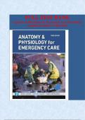 FULL TEST BANK  Anatomy & Physiology for Emergency Care 3rd Edition              Complete Graded A+ (2024-2025)