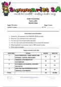 Grade 11 Accounting June Paper and Memo - 2024