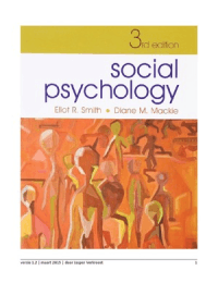 Social Psychology - Smith/Mackie (Open University)