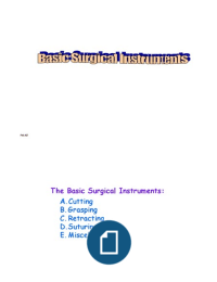 basic surgical instruments