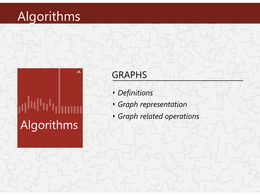 Introduction to Graphs in Algorithms