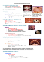 Oral Manifestations of Systemic Disease.