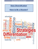 White Paper: Does diversification have to be a disaster? (essay grade 1st)
