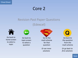 C2 Revision Powerpoint