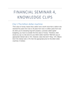Knowledge clips  - all seminar 4 (Operational Management)