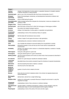 Biopsychology definitions/ keywords per chapter