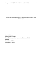 Verslag PB0402 Onderzoekspracticum Experimenteel Onderzoek Open Universiteit