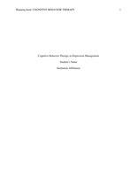 CBT and depression managementfinal version 1 1.docx