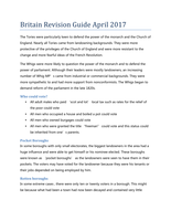 Britain - Protest and agitation 1780-1928 Revision Guide