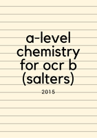 OCR B Salters Chemistry (2015); Oceans, The Chemical Industry, Colours By Design