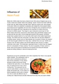 Unit 11 Task 3 Merit Hospitality Asian Food
