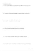 Practice Concept Questions - Finance Midterm 1