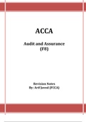 ACCA F7 F8 P2 P6 P7 REVISION NOTES