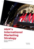 International Marketing - Report/portfolio - IBMS HU