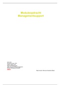 Moduleopdracht NCOI Managementsupport - cijfer 7 - 2016 