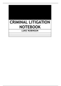 Criminal Litigation (Distinction)